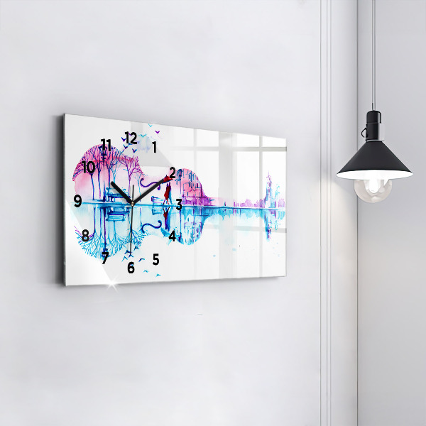 Reloj de cristal horizontal Cello Parque Lago