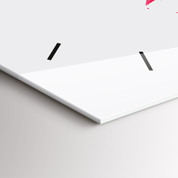 Reloj horizontal Loro rojo de colores