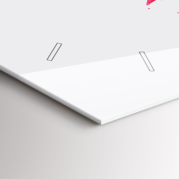 Reloj horizontal Loro rojo de colores