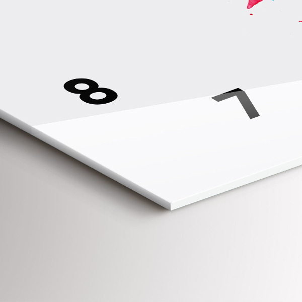 Reloj horizontal Loro rojo de colores