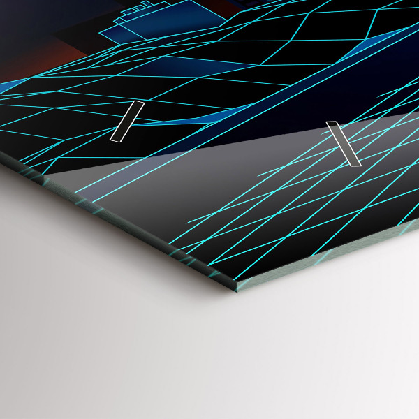 Reloj horizontal Ciudad del ciberespacio