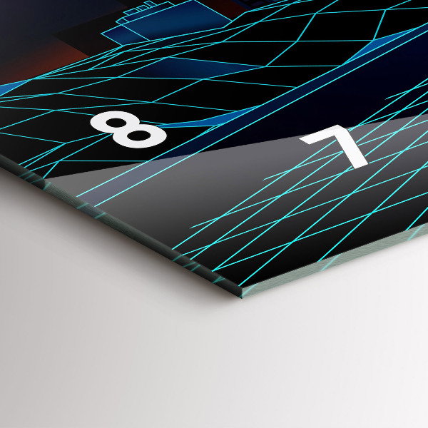 Reloj horizontal Ciudad del ciberespacio