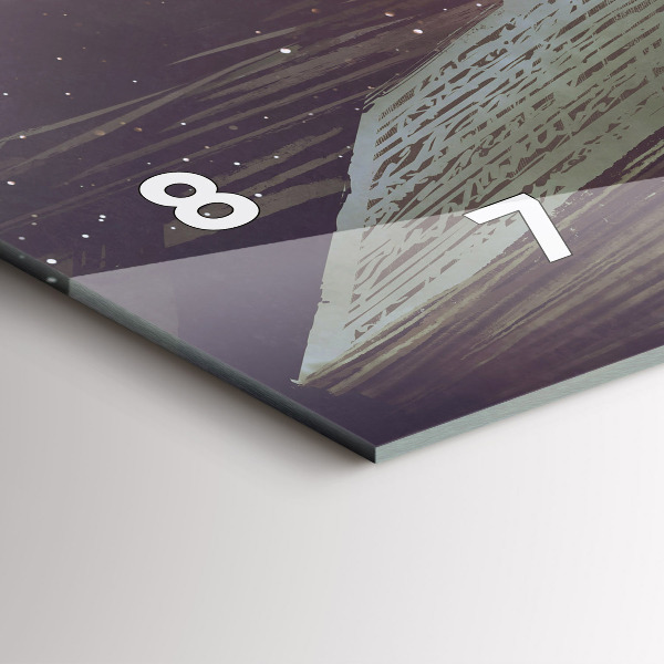 Reloj horizontal Libro abstracto