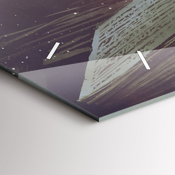 Reloj horizontal Libro abstracto