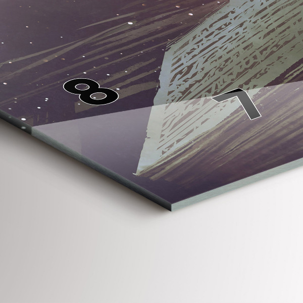 Reloj horizontal Libro abstracto