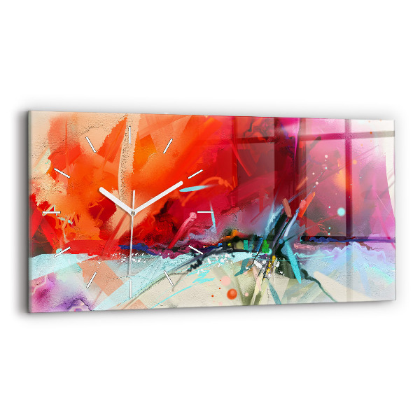 Reloj de cristal horizontal Filas de especias