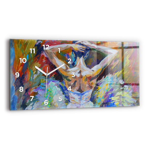 Reloj horizontal Bailarina pintada