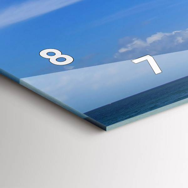 Reloj de cristal horizontal Faro