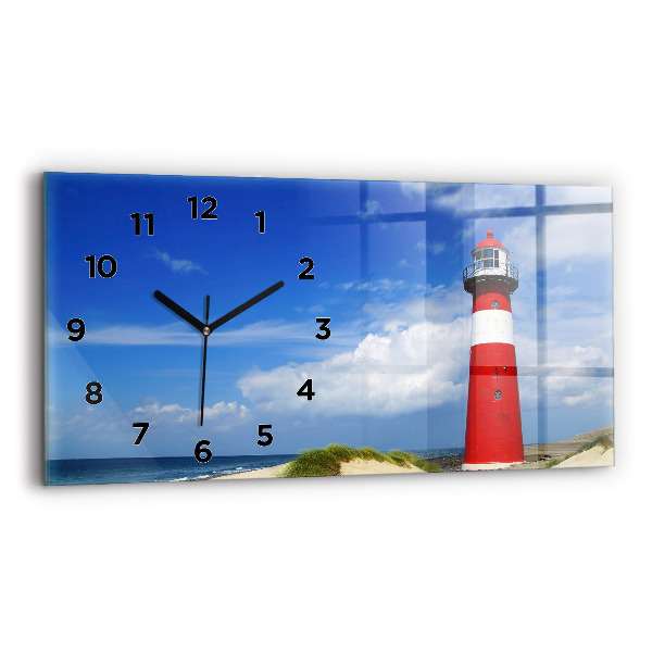 Reloj de cristal horizontal Faro