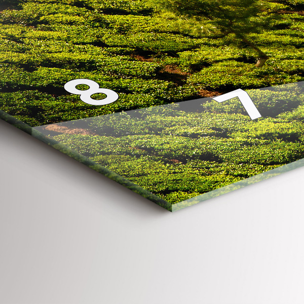 Reloj horizontal Colina del té