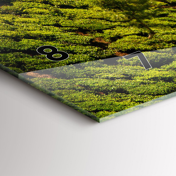 Reloj horizontal Colina del té