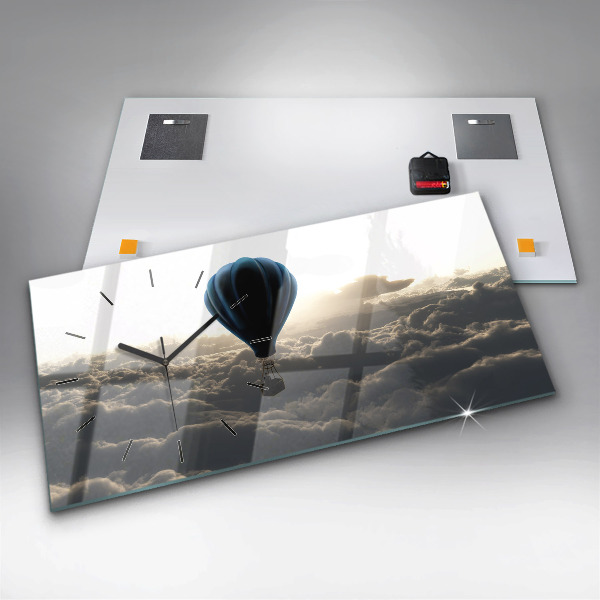 Reloj horizontal Globo en el cielo