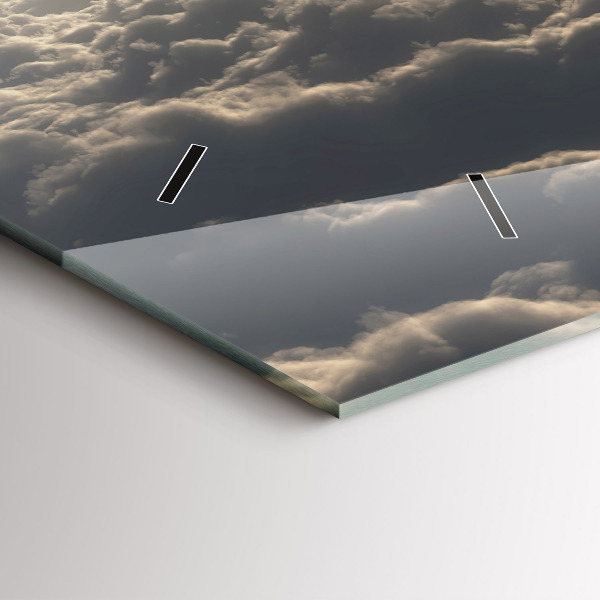 Reloj horizontal Globo en el cielo