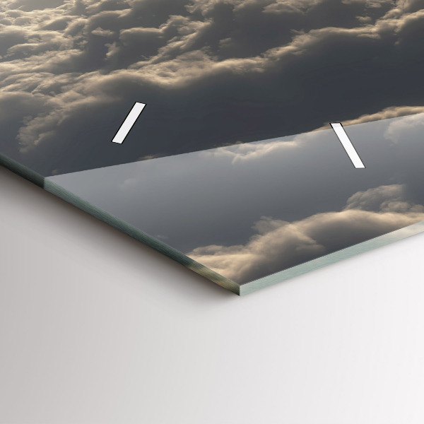 Reloj horizontal Globo en el cielo