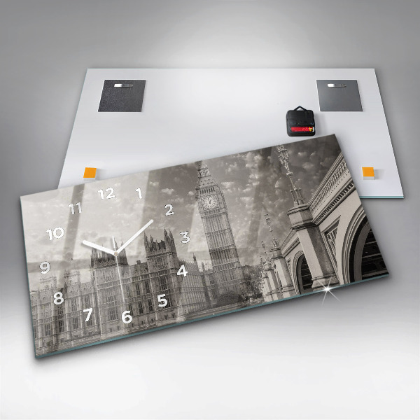 Reloj horizontal Londres Inglaterra Big Ben