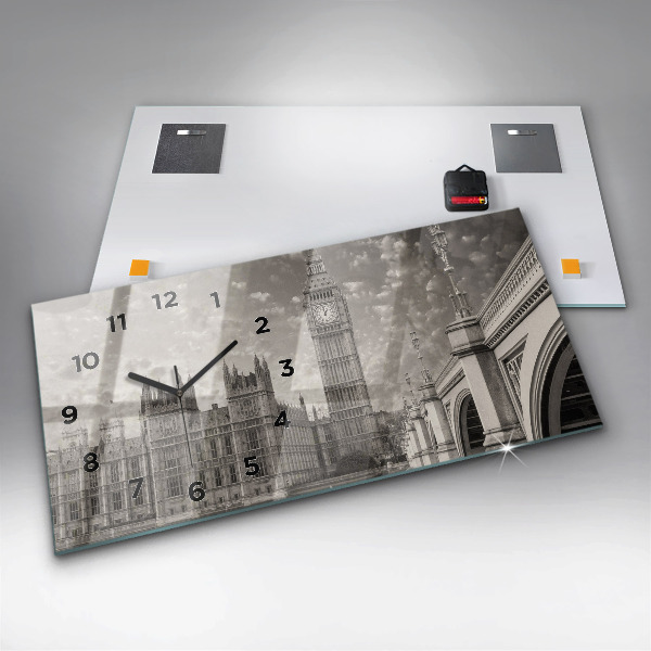 Reloj horizontal Londres Inglaterra Big Ben