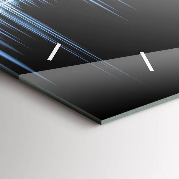 Reloj horizontal Micrófono y auriculares