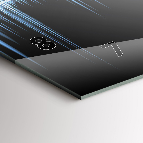 Reloj horizontal Micrófono y auriculares