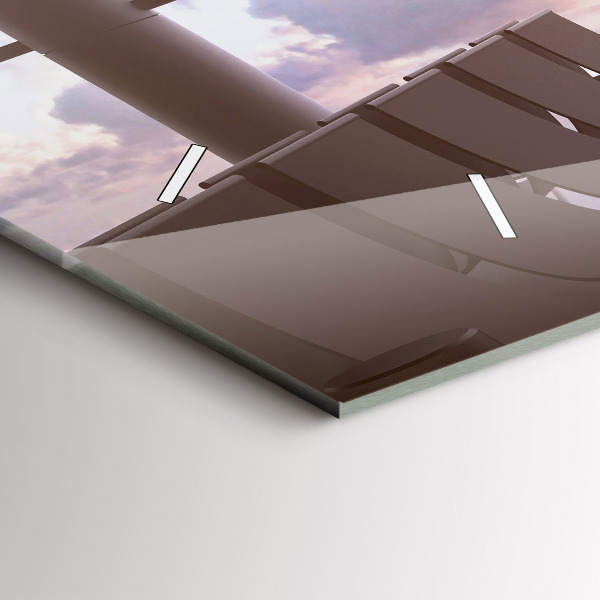 Reloj horizontal Hombre en el aeropuerto