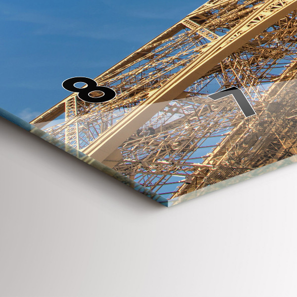 Reloj horizontal Francia Torre Eiffel