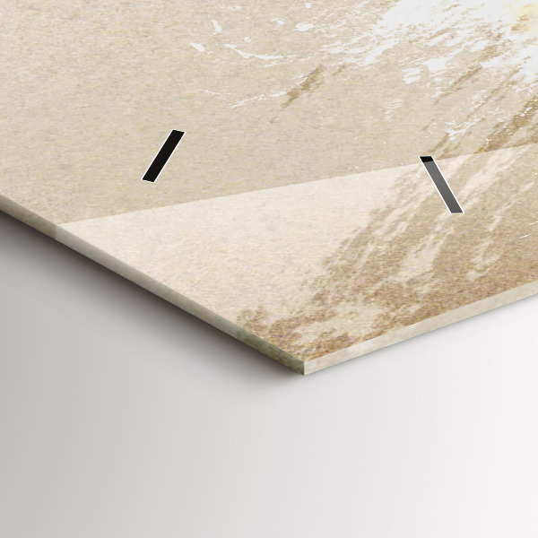 Reloj horizontal Retrato de mujer abstracto