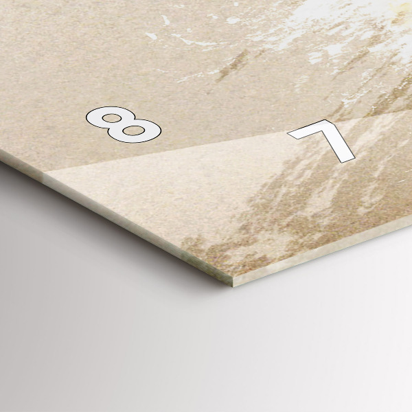 Reloj horizontal Retrato de mujer abstracto