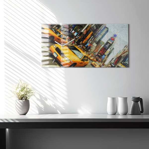 Reloj horizontal Taxis de Nueva York
