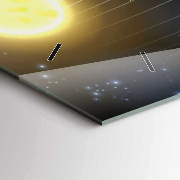 Reloj horizontal Sistema solar
