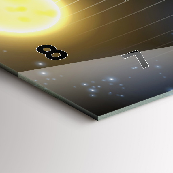 Reloj horizontal Sistema solar