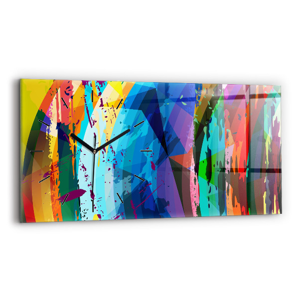 Reloj horizontal Fondo abstracto