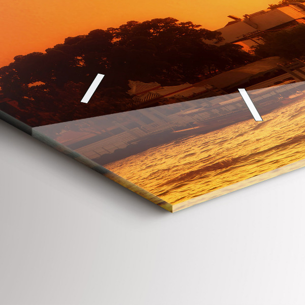 Reloj de cristal horizontal Wat arun Bangkok Tailandia