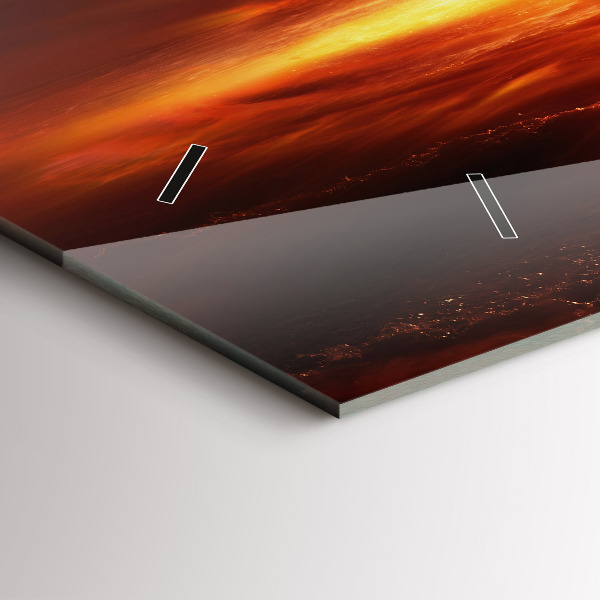 Reloj horizontal Explosión de una bomba atómica