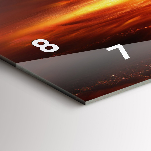 Reloj horizontal Explosión de una bomba atómica