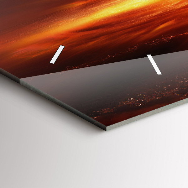 Reloj horizontal Explosión de una bomba atómica