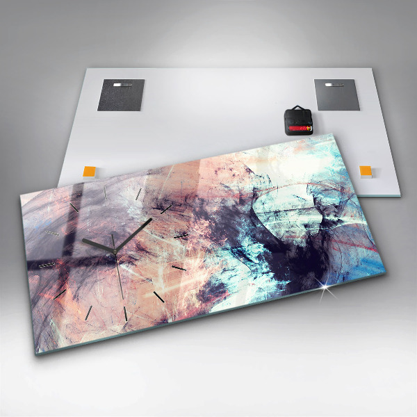 Reloj horizontal Imagen abstracta