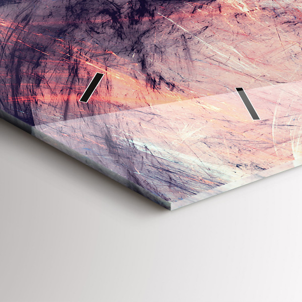 Reloj horizontal Imagen abstracta