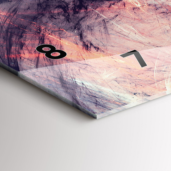 Reloj horizontal Imagen abstracta