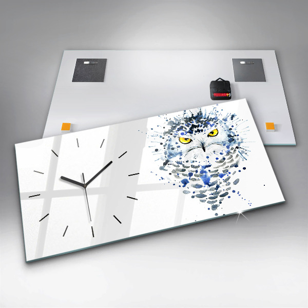 Reloj horizontal Mirada de búho