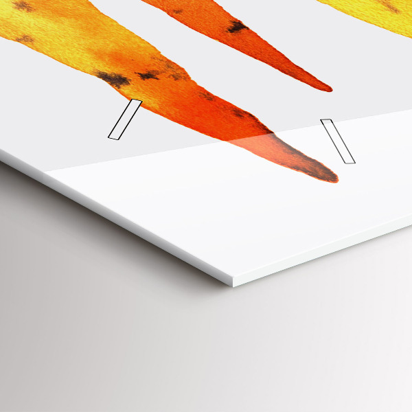 Reloj horizontal Ilustración de zanahorias