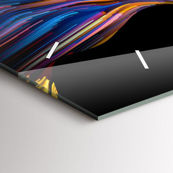 Reloj de cristal horizontal Arte emocional