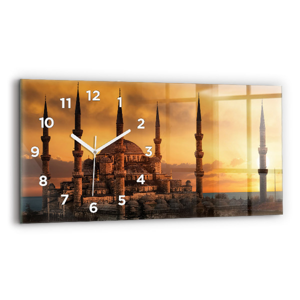 Reloj de cristal horizontal Mezquita de Estambul