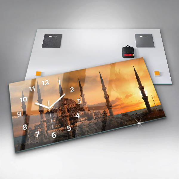 Reloj de cristal horizontal Mezquita de Estambul