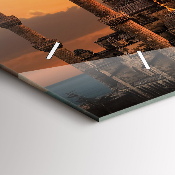 Reloj de cristal horizontal Mezquita de Estambul