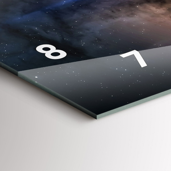 Reloj de cristal horizontal Astronauta en el espacio