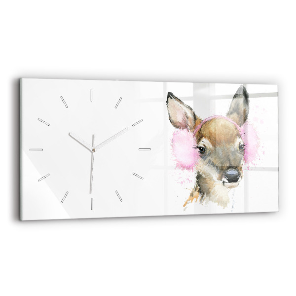 Reloj horizontal Ciervos del bosque