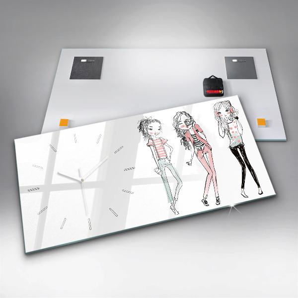 Reloj de cristal horizontal Moda femenina