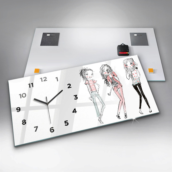Reloj de cristal horizontal Moda femenina