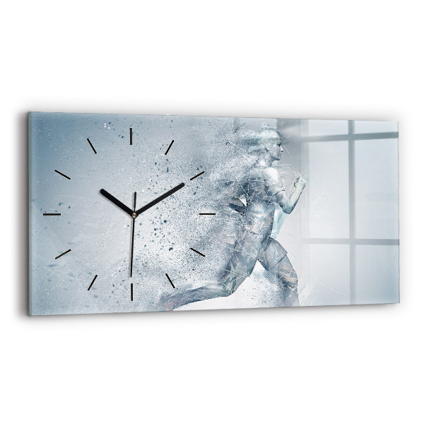 Reloj horizontal Hombre corriendo