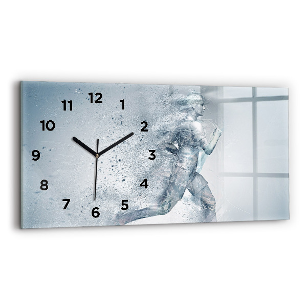 Reloj horizontal Hombre corriendo