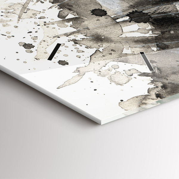 Reloj de cristal horizontal Retrato pintado